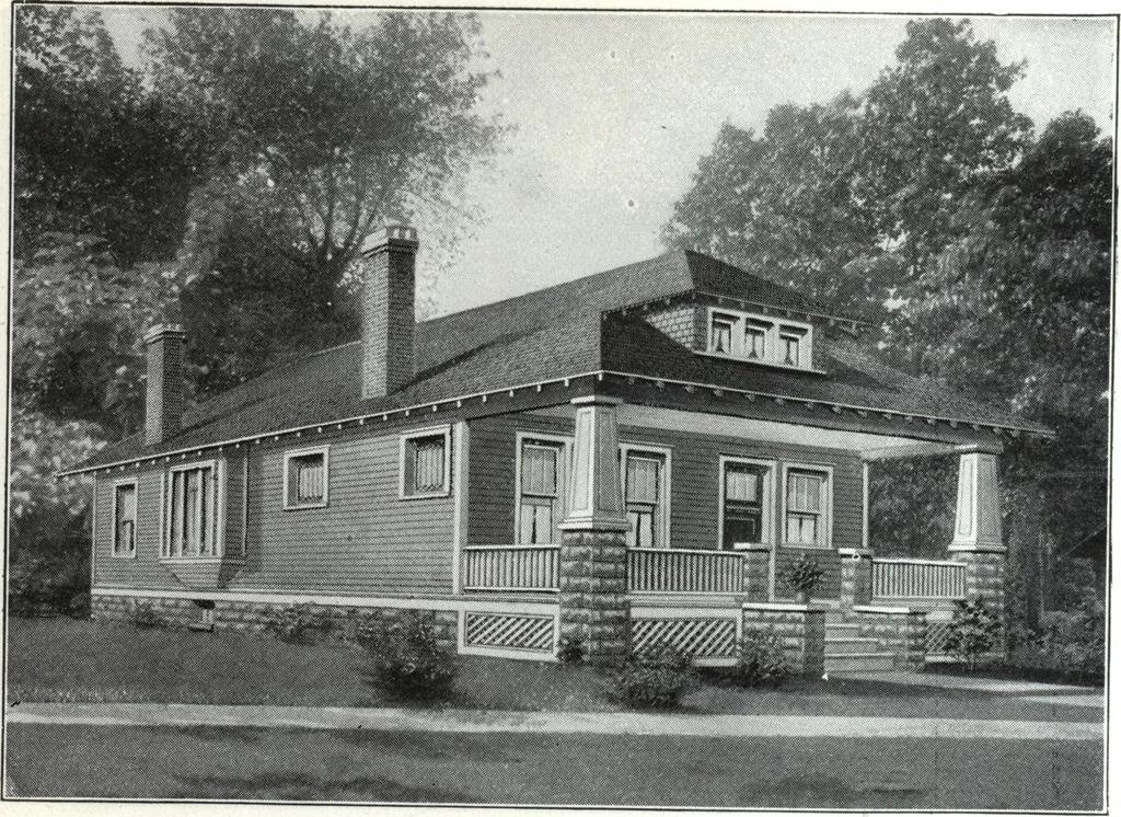 An illustration from A plan book of Harris homes., 1918, leaf 33