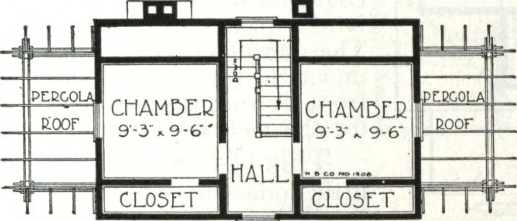 An illustration from A plan book of Harris homes., 1918, leaf 34
