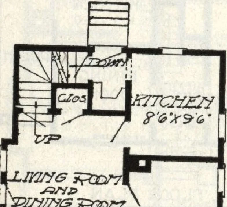 An illustration from A plan book of Harris homes., 1918, leaf 35