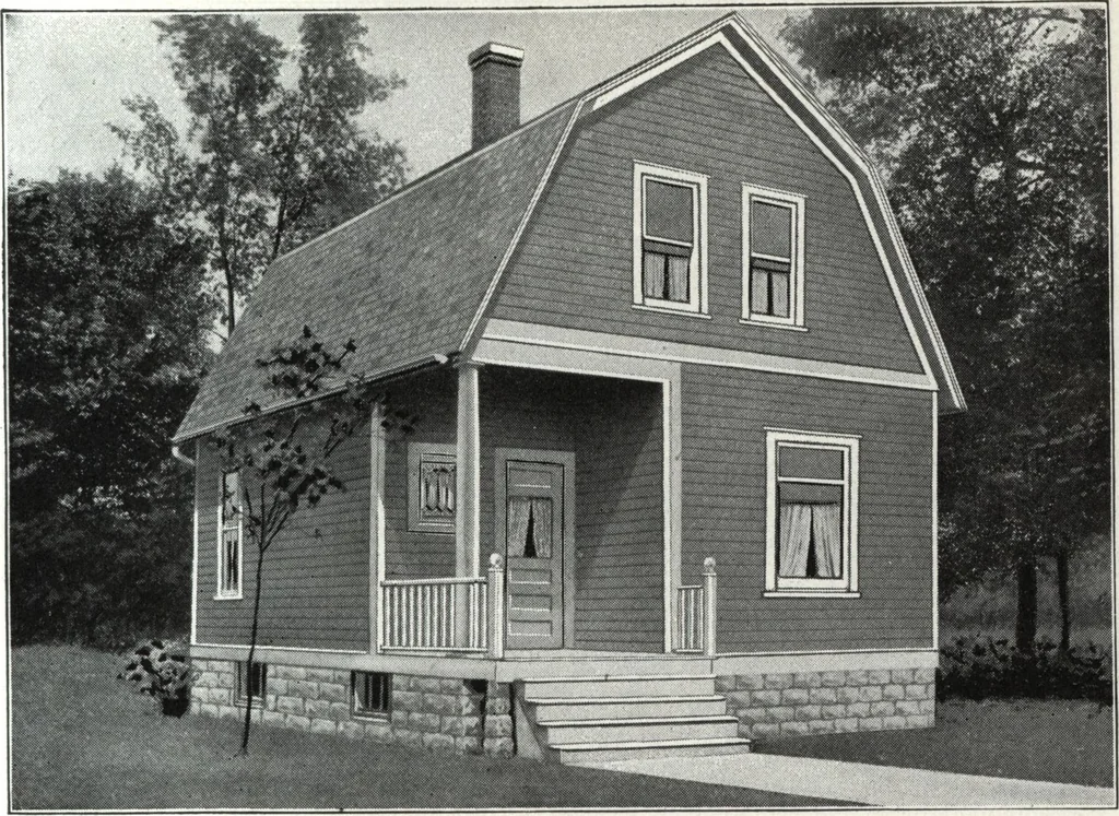 An illustration from A plan book of Harris homes., 1918, leaf 38