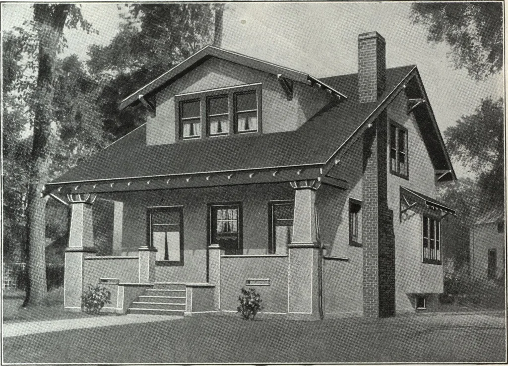 An illustration from A plan book of Harris homes., 1918, leaf 40