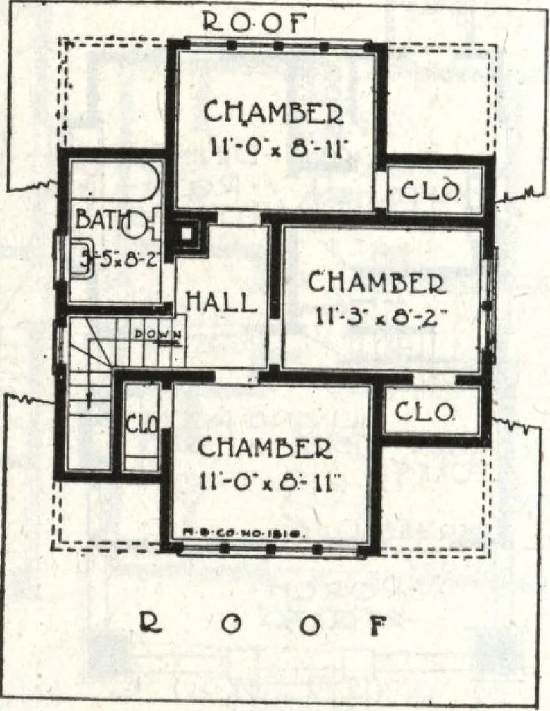 An illustration from A plan book of Harris homes., 1918, leaf 41