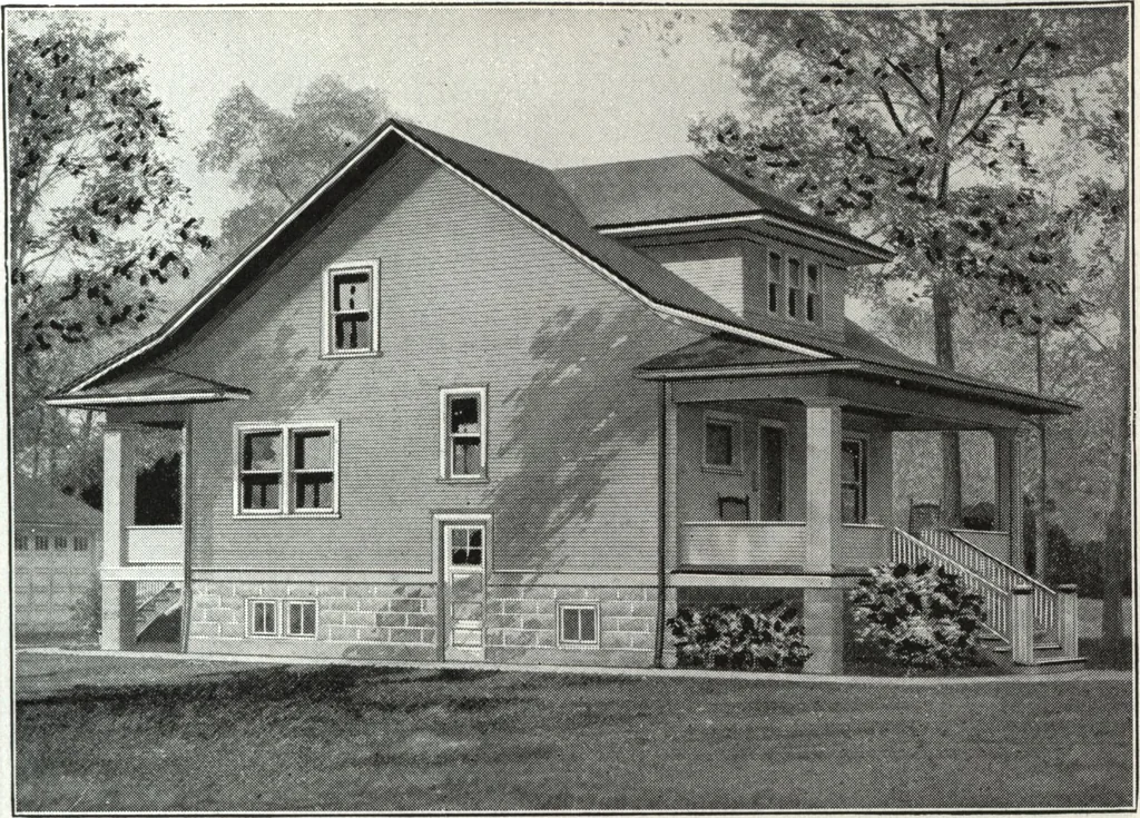An illustration from A plan book of Harris homes., 1918, leaf 44