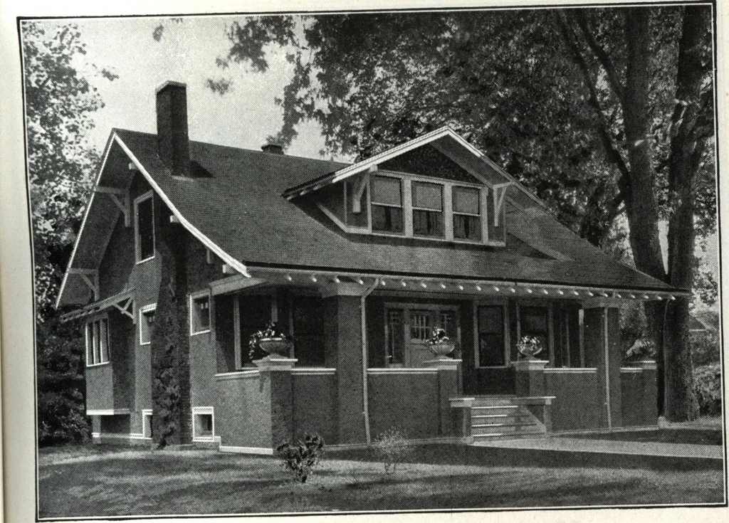 An illustration from A plan book of Harris homes., 1918, leaf 46
