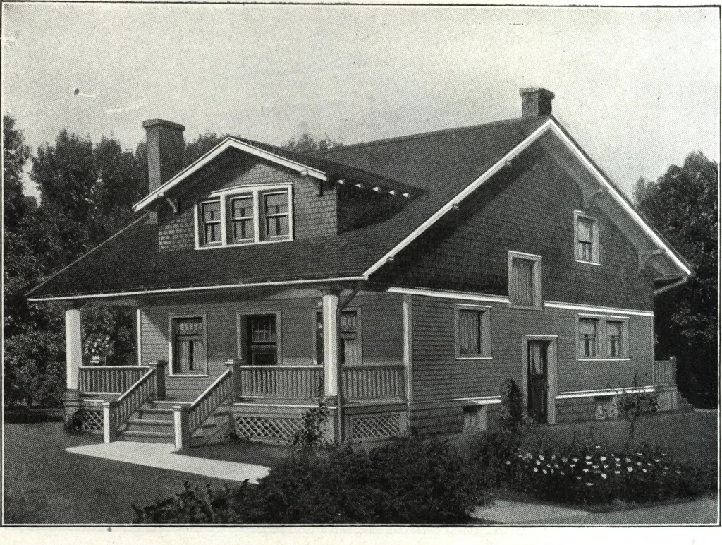 An illustration from A plan book of Harris homes., 1918, leaf 49