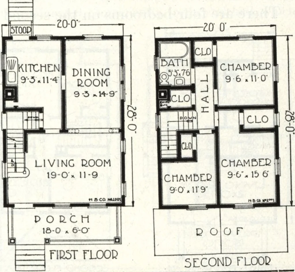 An illustration from A plan book of Harris homes., 1918, leaf 52