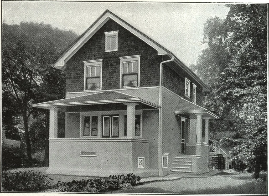 An illustration from A plan book of Harris homes., 1918, leaf 53