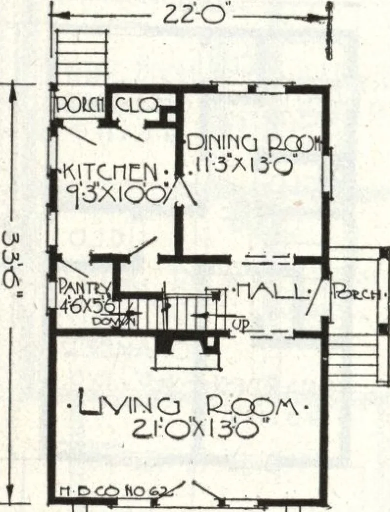 An illustration from A plan book of Harris homes., 1918, leaf 53