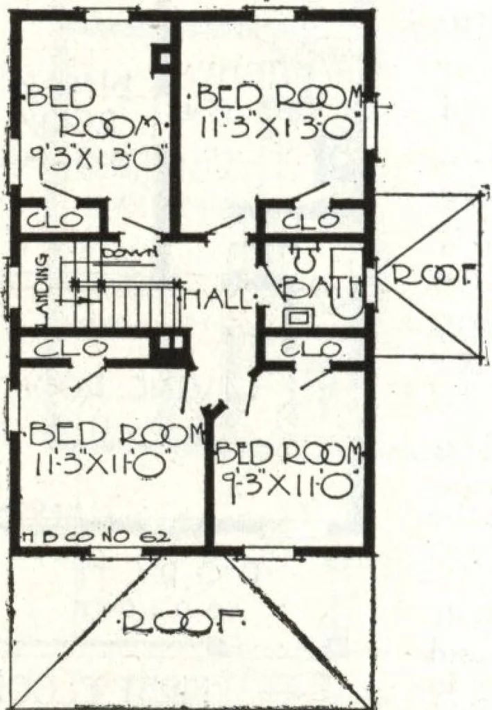 An illustration from A plan book of Harris homes., 1918, leaf 53