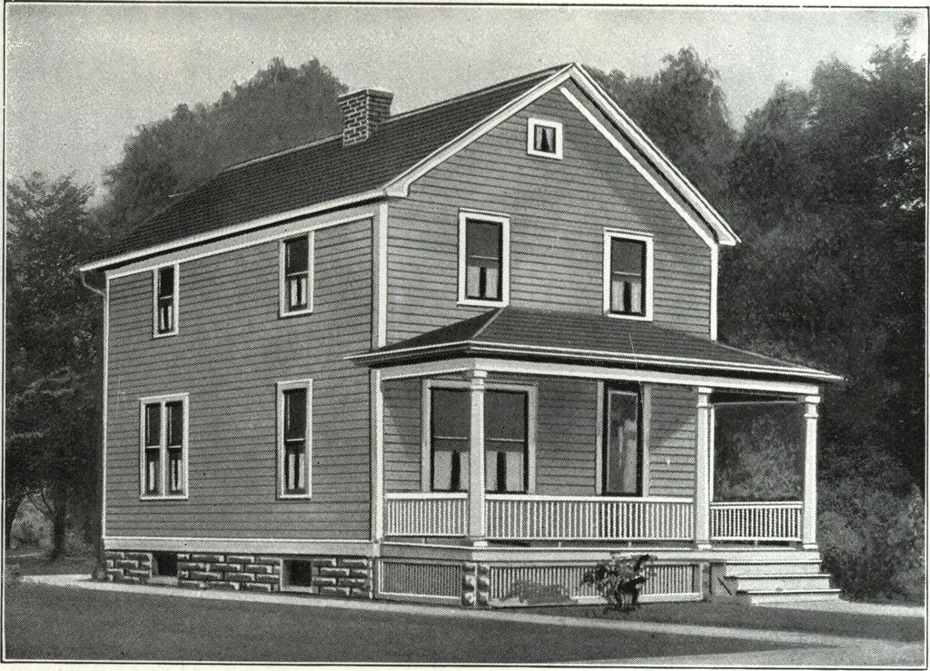 An illustration from A plan book of Harris homes., 1918, leaf 55