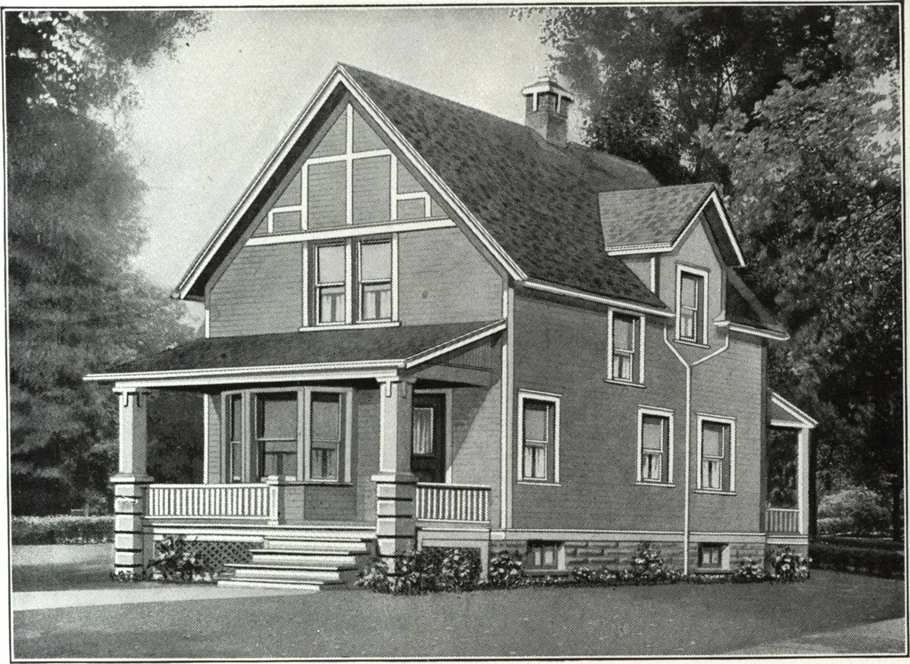 An illustration from A plan book of Harris homes., 1918, leaf 56