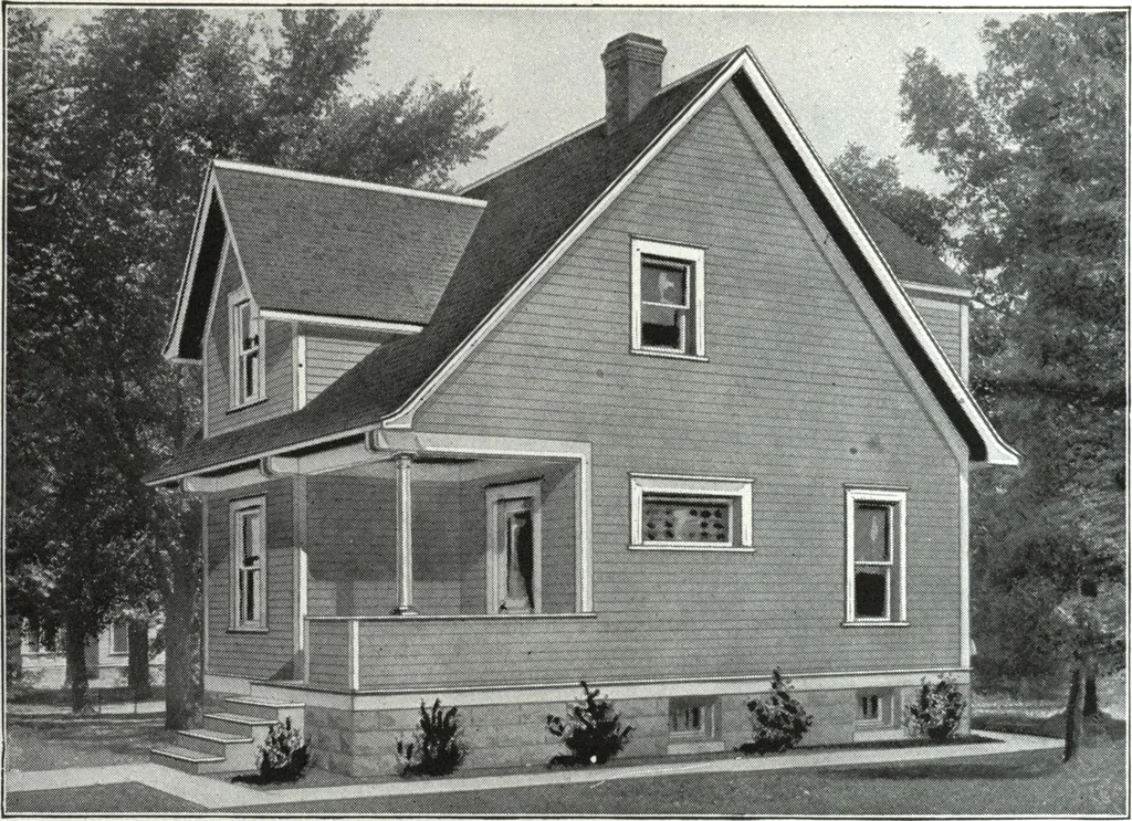 An illustration from A plan book of Harris homes., 1918, leaf 57