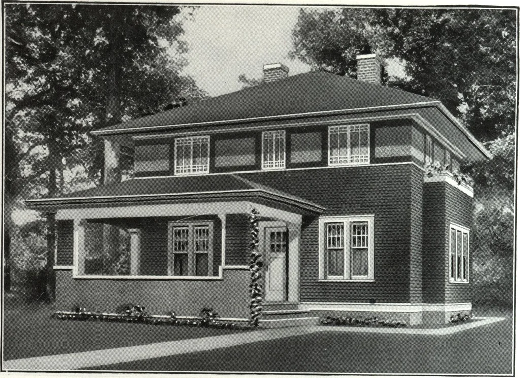 An illustration from A plan book of Harris homes., 1918, leaf 59