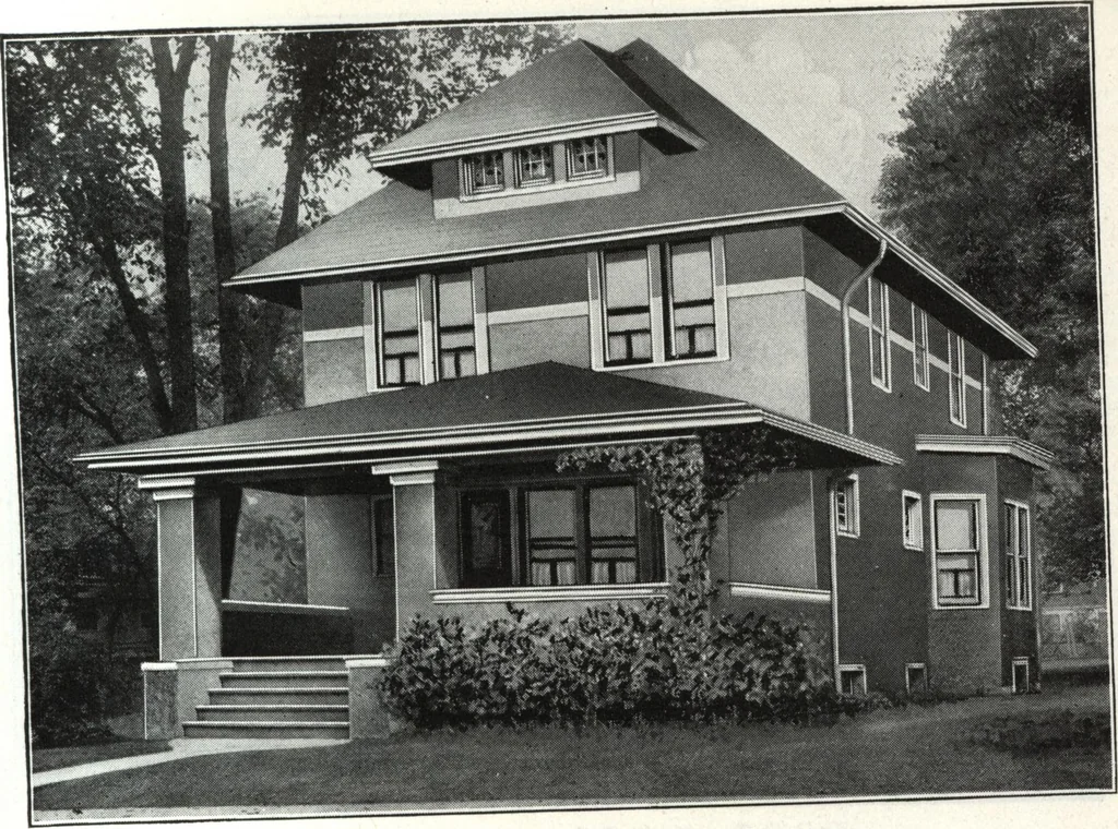 An illustration from A plan book of Harris homes., 1918, leaf 60