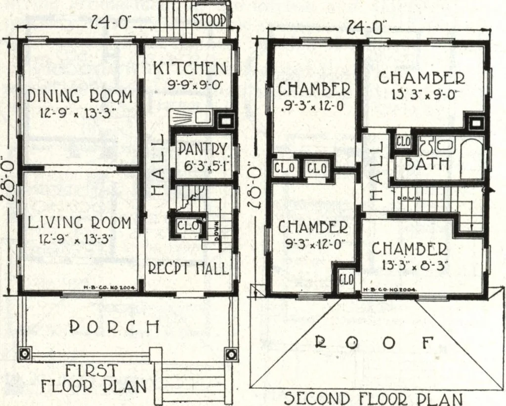 An illustration from A plan book of Harris homes., 1918, leaf 61