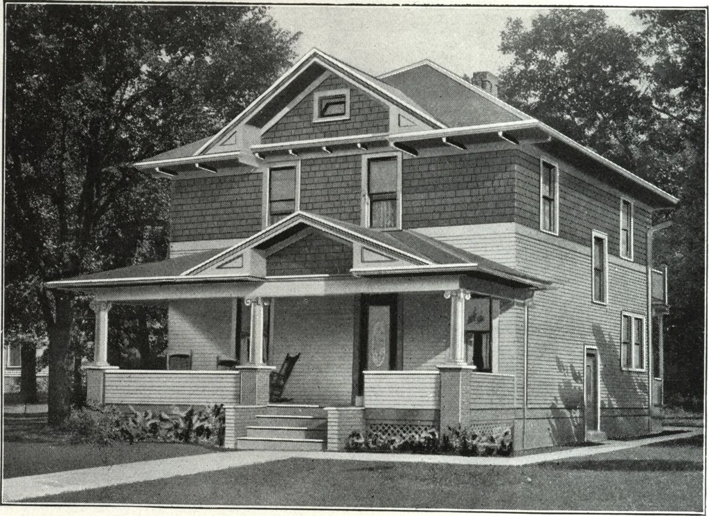 An illustration from A plan book of Harris homes., 1918, leaf 65