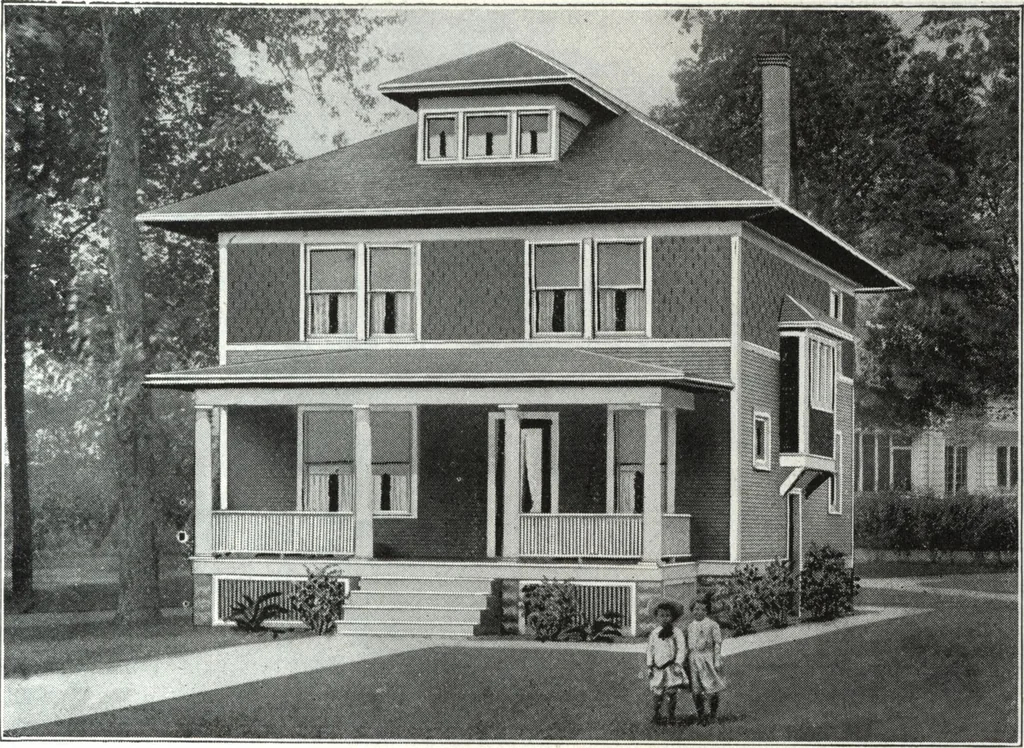 An illustration from A plan book of Harris homes., 1918, leaf 66