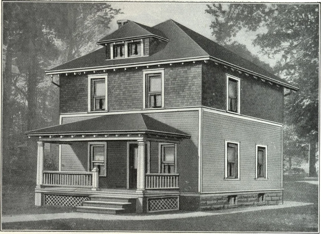 An illustration from A plan book of Harris homes., 1918, leaf 69