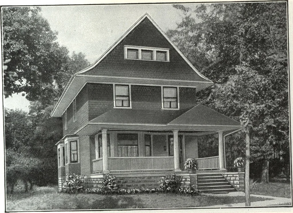 An illustration from A plan book of Harris homes., 1918, leaf 70