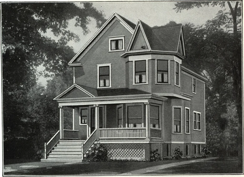 An illustration from A plan book of Harris homes., 1918, leaf 72