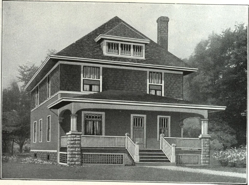 An illustration from A plan book of Harris homes., 1918, leaf 73