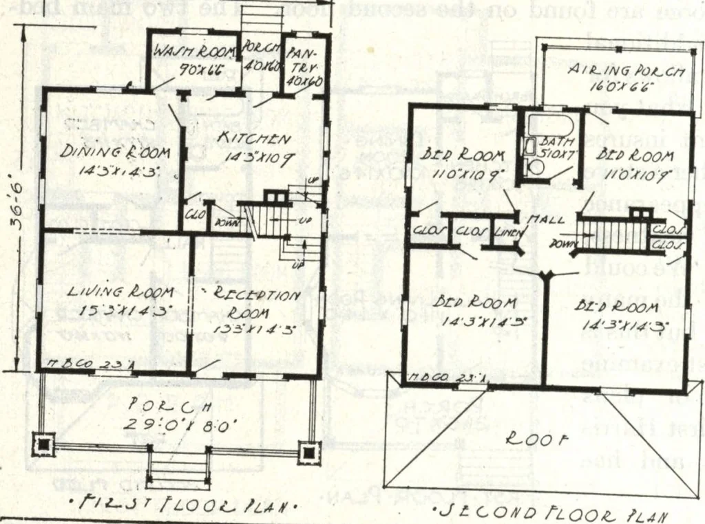An illustration from A plan book of Harris homes., 1918, leaf 73