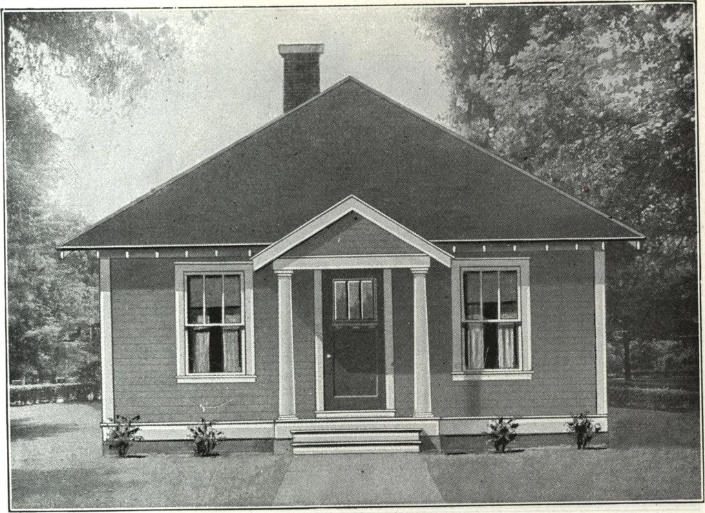 An illustration from A plan book of Harris homes., 1918, leaf 74
