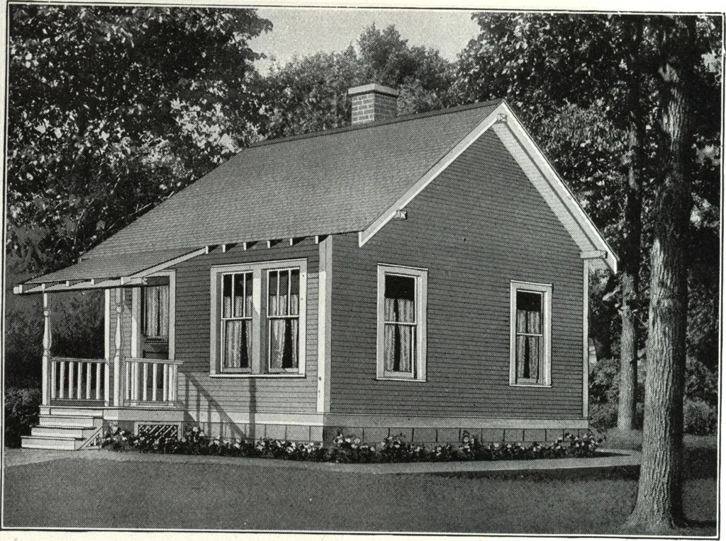 An illustration from A plan book of Harris homes., 1918, leaf 75