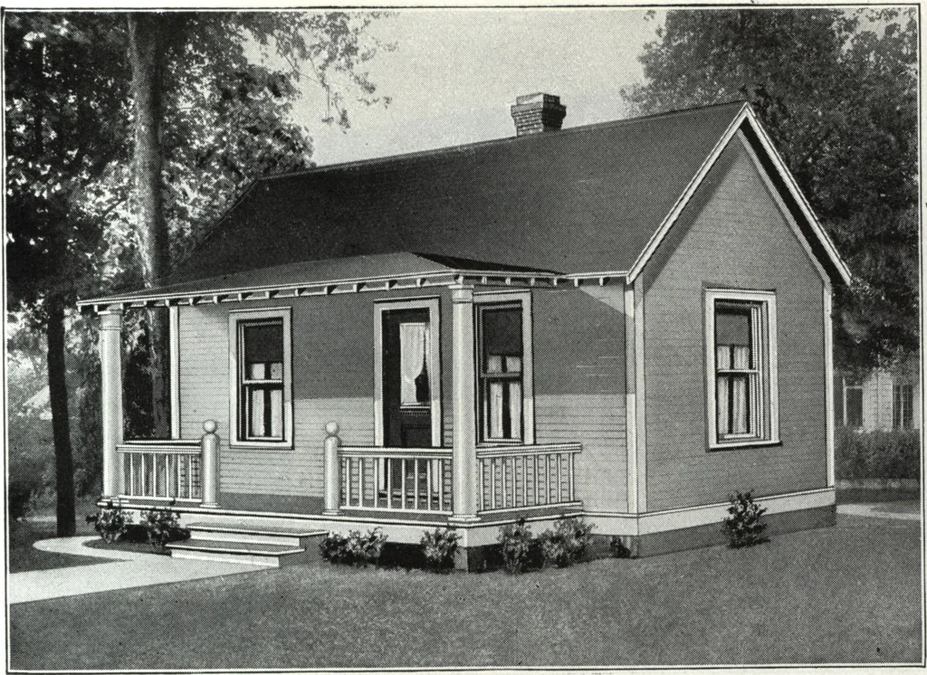 An illustration from A plan book of Harris homes., 1918, leaf 76