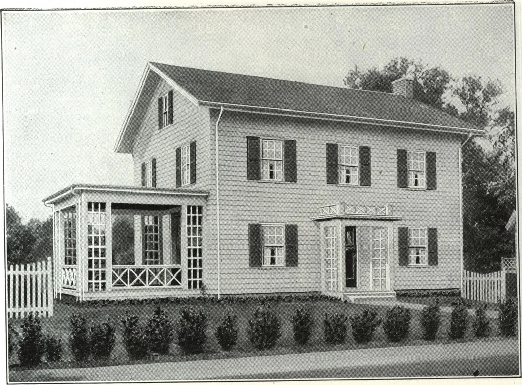 An illustration from A plan book of Harris homes., 1918, leaf 78