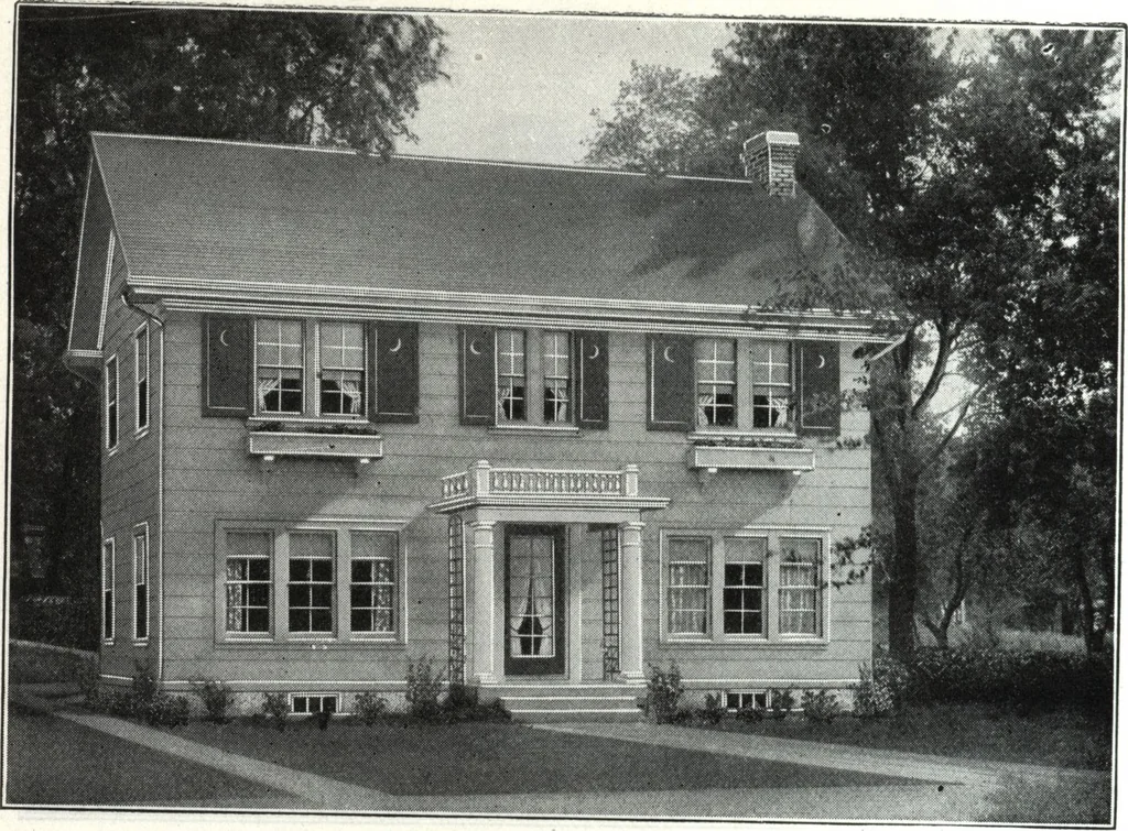 An illustration from A plan book of Harris homes., 1918, leaf 79