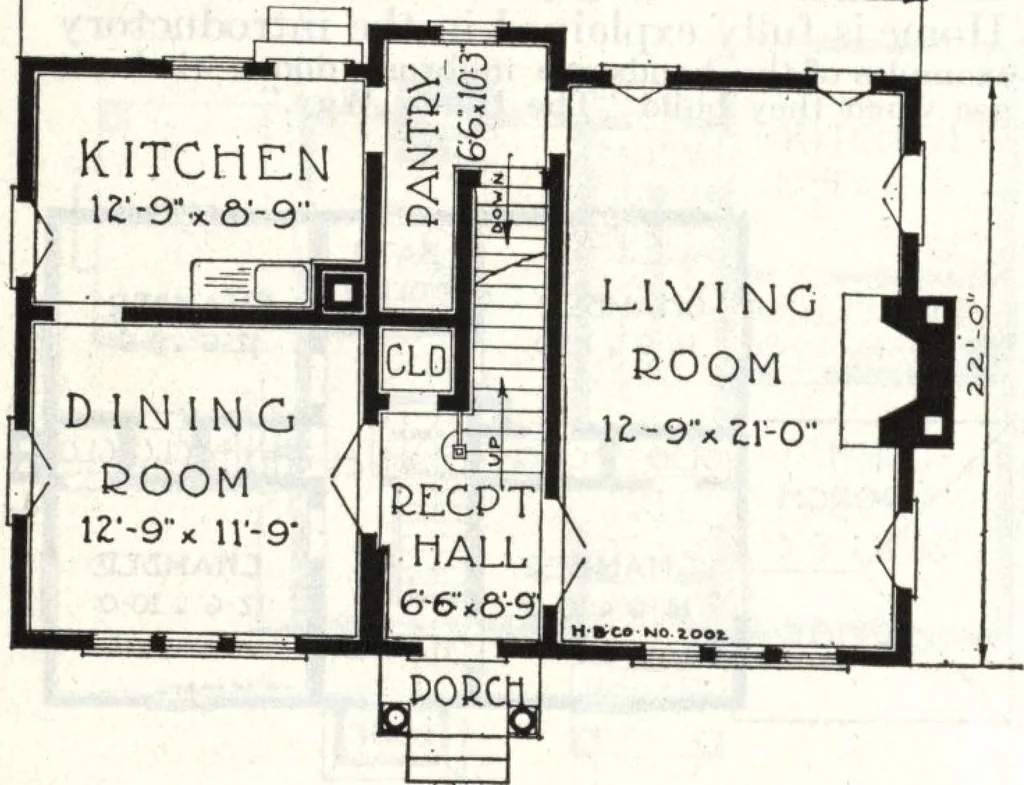 An illustration from A plan book of Harris homes., 1918, leaf 79