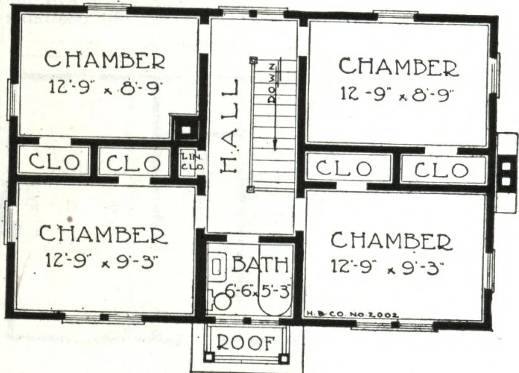 An illustration from A plan book of Harris homes., 1918, leaf 79