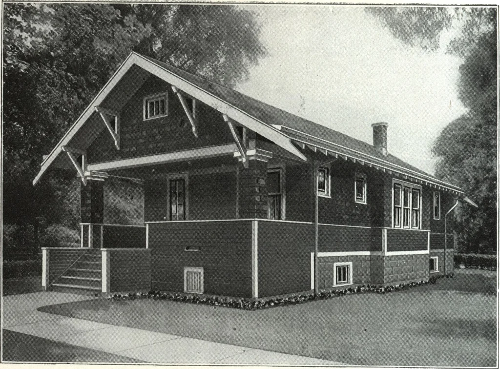 An illustration from A plan book of Harris homes., 1918, leaf 81