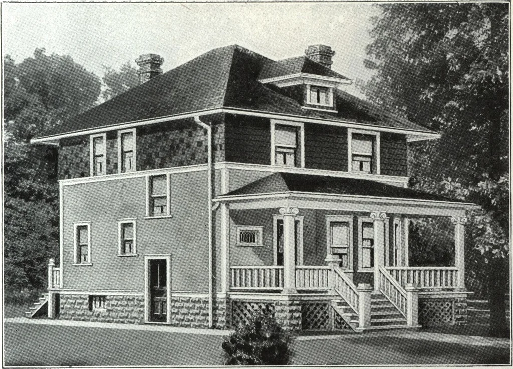 An illustration from A plan book of Harris homes., 1918, leaf 82