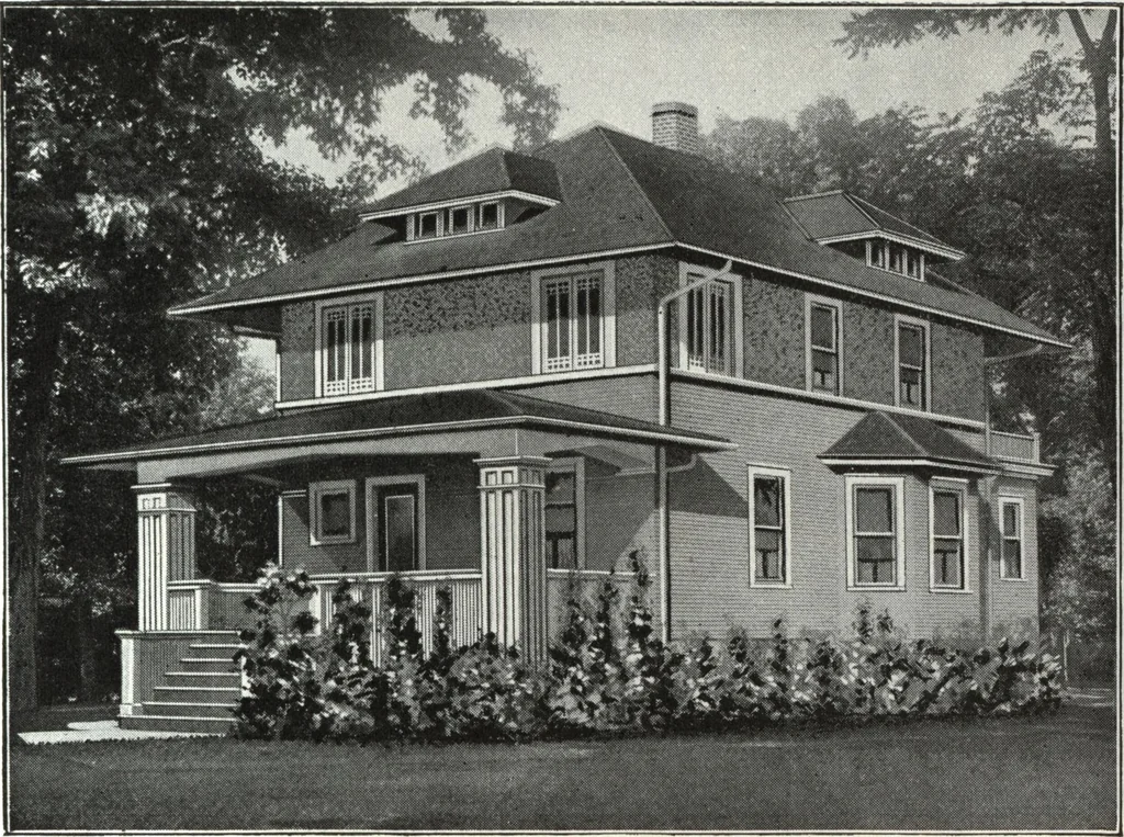 An illustration from A plan book of Harris homes., 1918, leaf 84