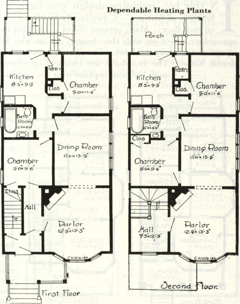 An illustration from A plan book of Harris homes., 1918, leaf 86
