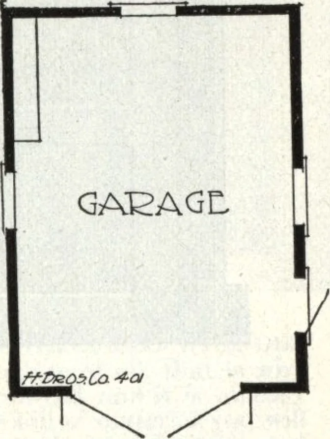 An illustration from A plan book of Harris homes., 1918, leaf 90