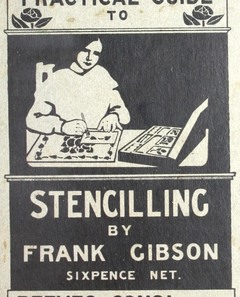 An illustration from A practical guide to stencilling / by Frank Gibson., 1913, leaf 0