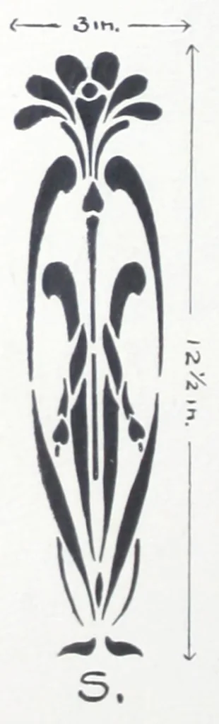 An illustration from A practical guide to stencilling / by Frank Gibson., 1913, leaf 21