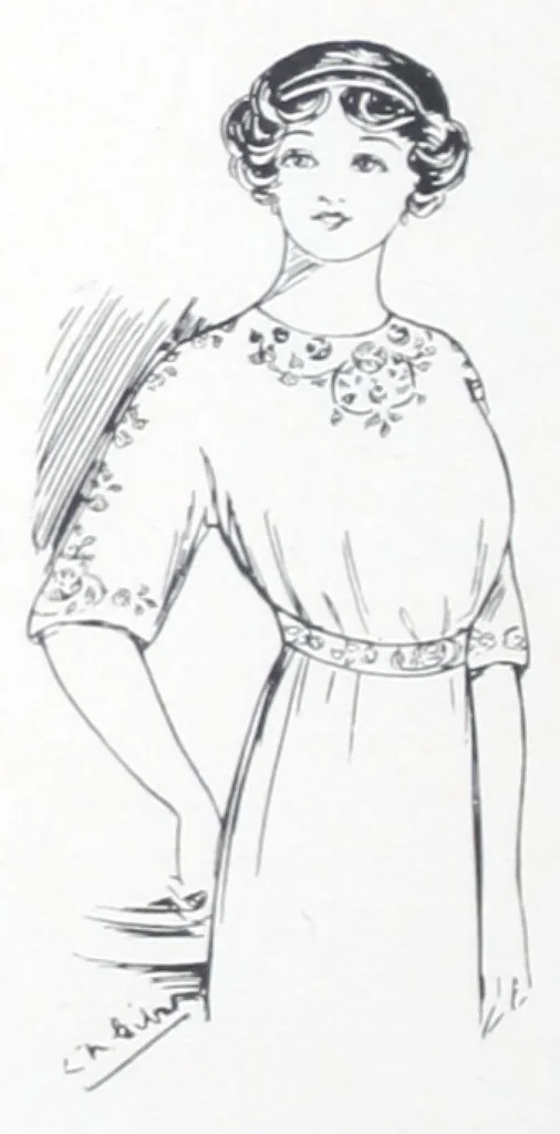 An illustration from A practical guide to stencilling / by Frank Gibson., 1913, leaf 33