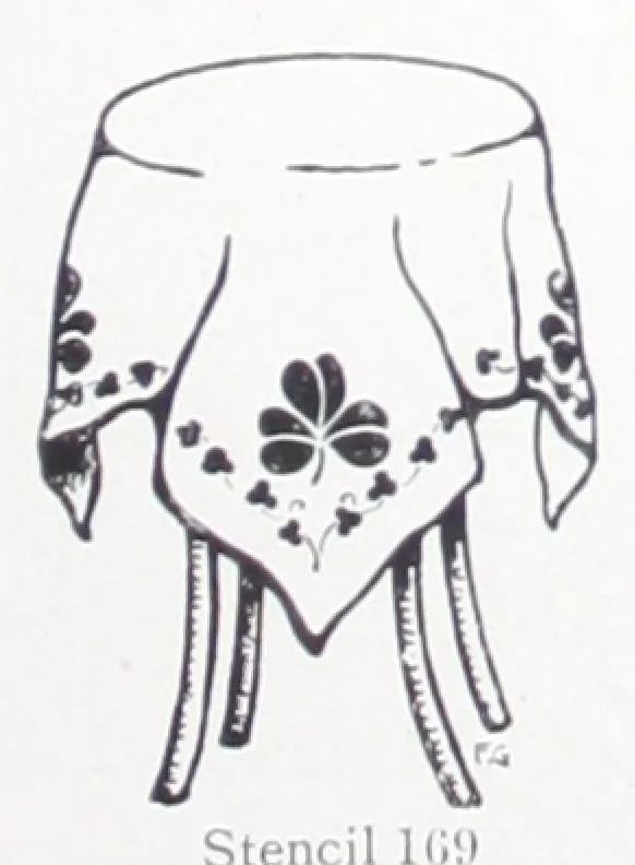 An illustration from A practical guide to stencilling / by Frank Gibson., 1913, leaf 34