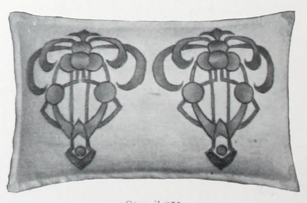 An illustration from A practical guide to stencilling / by Frank Gibson., 1913, leaf 37