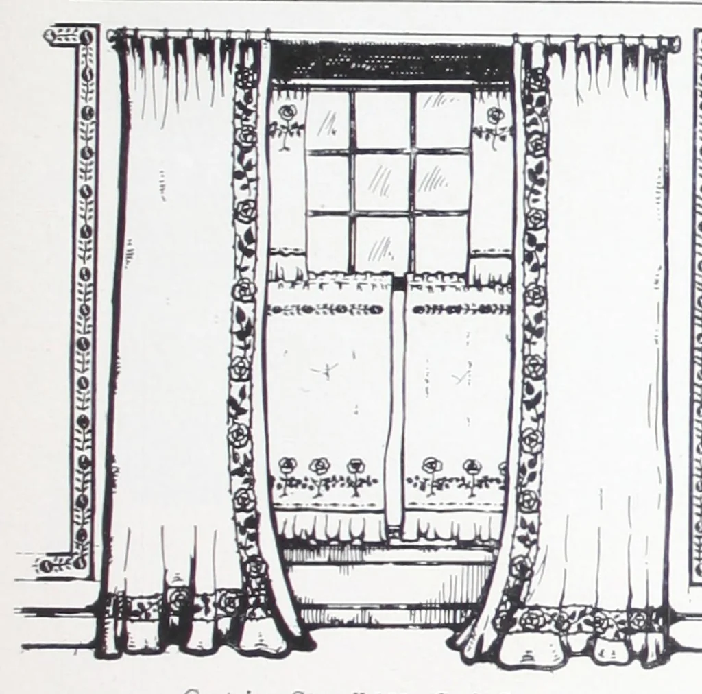An illustration from A practical guide to stencilling / by Frank Gibson., 1913, leaf 40