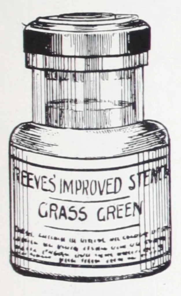 An illustration from A practical guide to stencilling / by Frank Gibson., 1913, leaf 44
