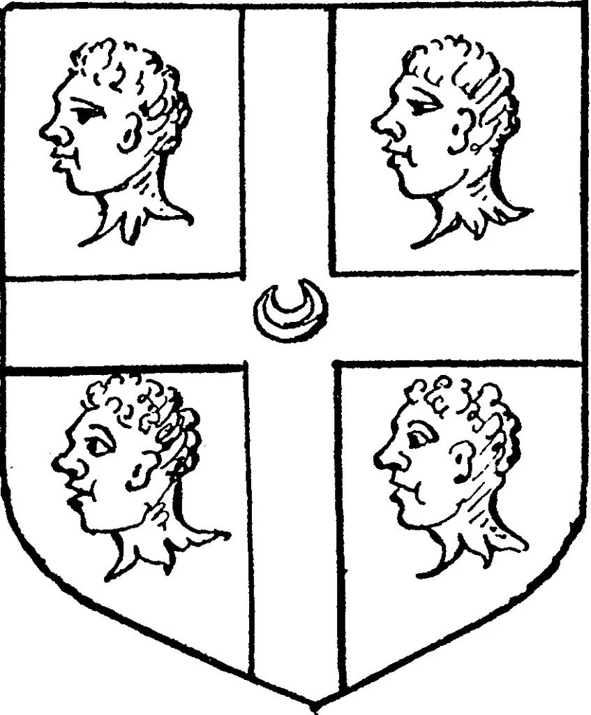 An illustration from A visitation of the county of Kent, 1906, leaf 103
