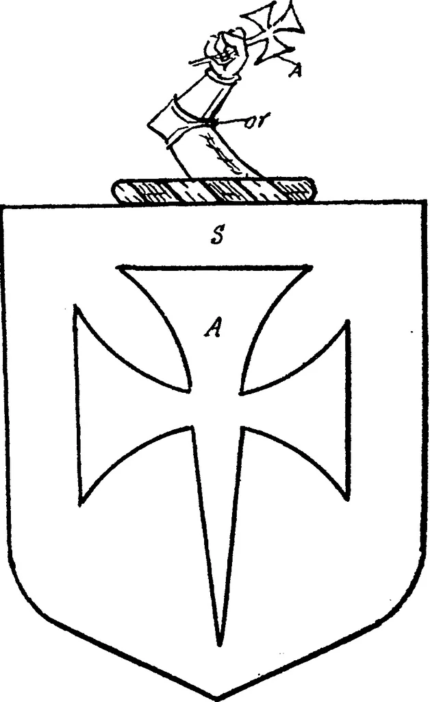 An illustration from A visitation of the county of Kent, 1906, leaf 120