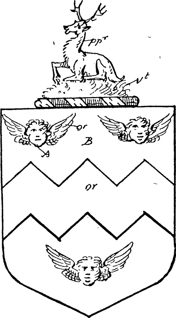 An illustration from A visitation of the county of Kent, 1906, leaf 14