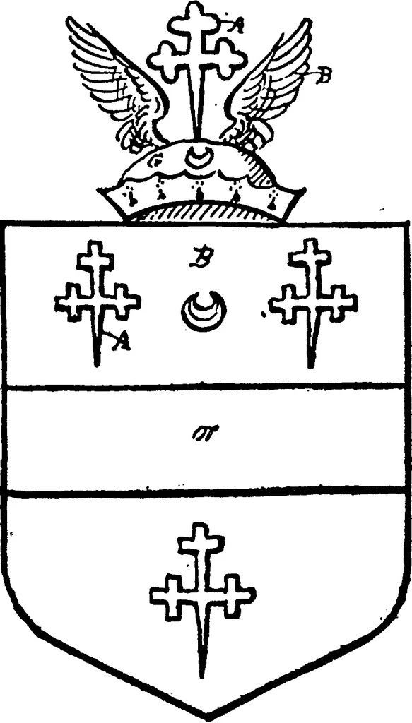 An illustration from A visitation of the county of Kent, 1906, leaf 146