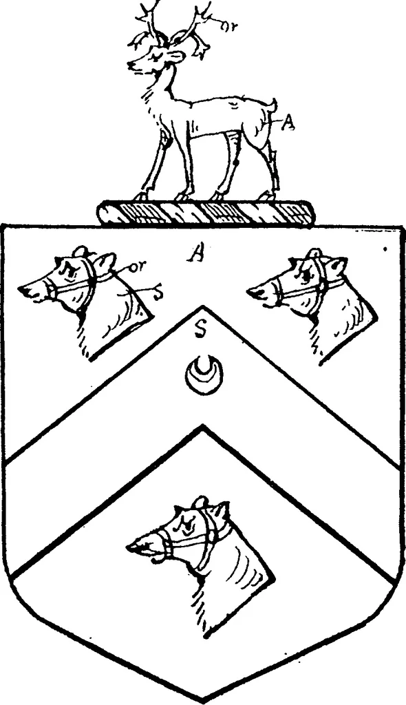 An illustration from A visitation of the county of Kent, 1906, leaf 170